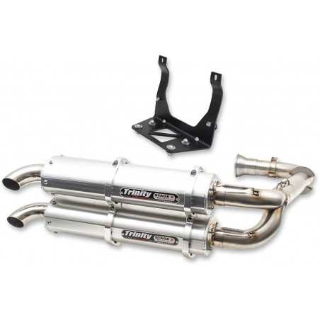 TRINITY RACING Escape Completo TRINITY STAGE 5 Dual Can Am Maverick Turbo 900 (17-18) Escapes Completos