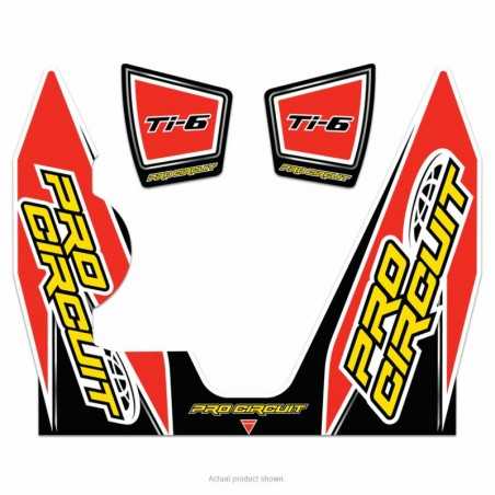 PRO CIRCUIT Kit Adhesivos Escape PRO CIRCUIT Ti-6 Dual Yamaha YZ 450 F Acc. Escape