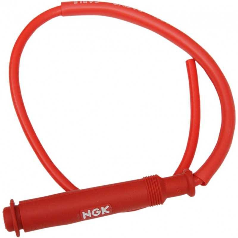 NGK Kit Cable y Pipa Bujía NGK Rojo CR3 Pipas Bujía