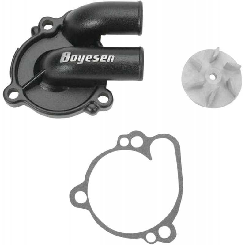 BOYESEN Kit Tapa + Hélice Bomba de Agua BOYESEN Kawasaki KX 85/100 Tapas Bomba Agua