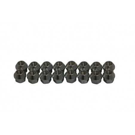 ITP Kit Tuercas Rueda 10x1.25 Cónicas Abiertas Plata (16 unidades) ITP Tornillería Rueda