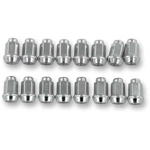 ITP Kit Tuercas Rueda 3/8 Cónicas Vaso 14 Cerradas (16 unidades) Cromadas ITP Tornillería Rueda