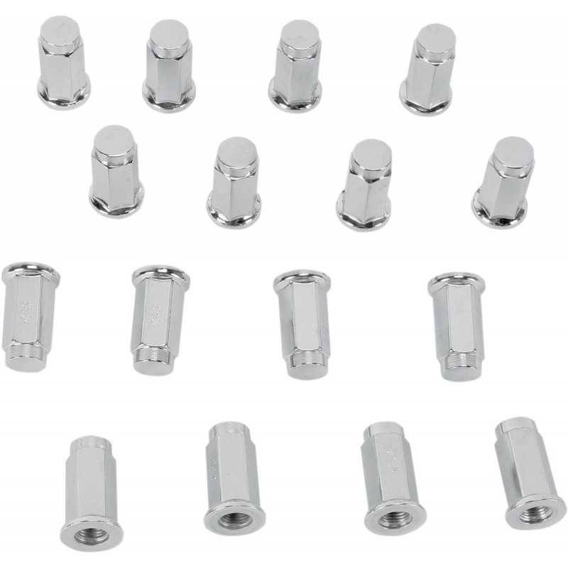 ITP Kit Tuercas Rueda 3/8 Planas Cerradas (16 unidades) ITP Tornillería Rueda