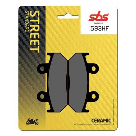 SBS Pastillas de Freno SBS 593 HF Cerámico Pastillas Freno