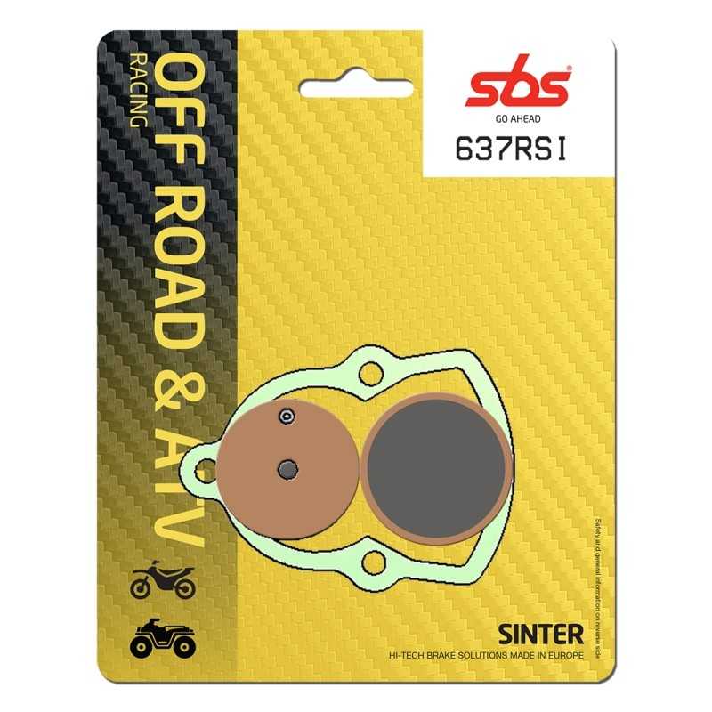 SBS Pastillas de Freno SBS 637 RSI Sinterizadas Racing Pastillas Freno