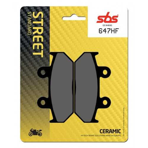 SBS Pastillas de Freno SBS 647 HF Cerámico Pastillas Freno