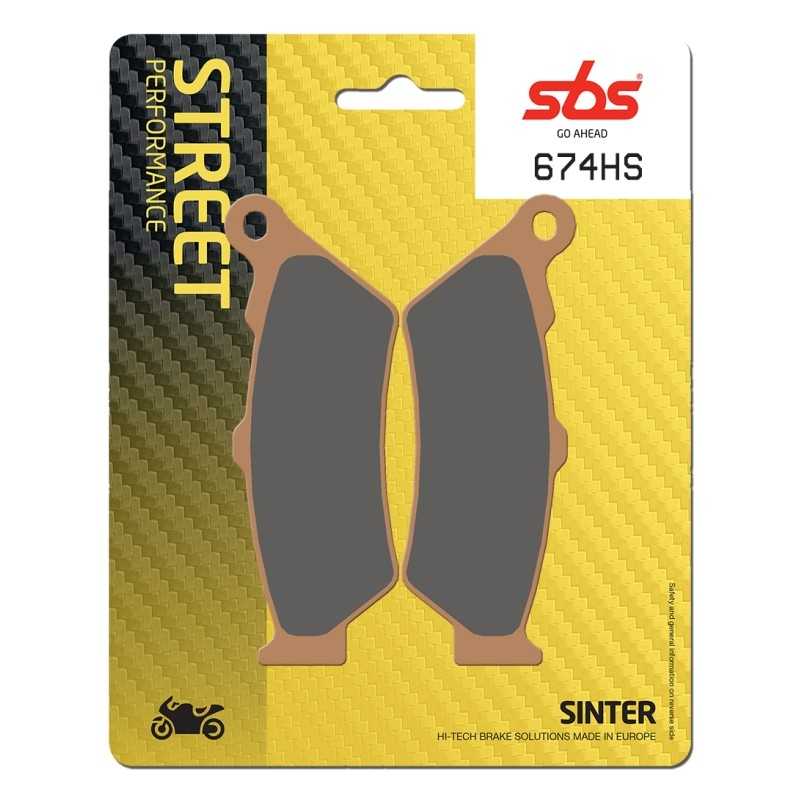 SBS Pastillas de Freno SBS 674 HS Sinterizadas Pastillas Freno