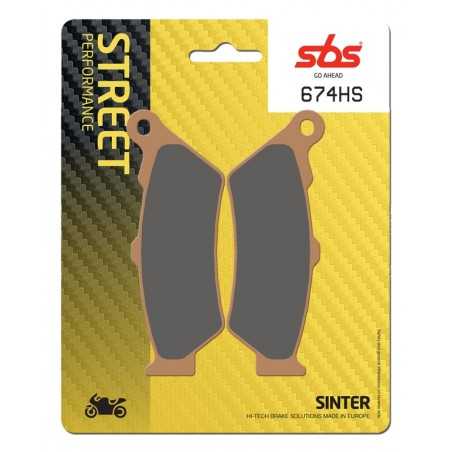 SBS Pastillas de Freno SBS 674 HS Sinterizadas Pastillas Freno