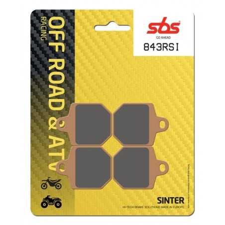 SBS Pastillas de Freno SBS 843 RSI Sinterizadas Racing Pastillas Freno