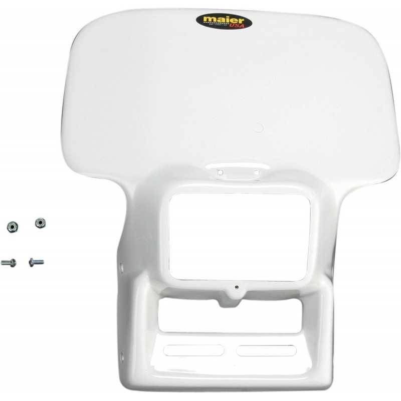 MAIER Plástico Faro Delantero MAIER Honda XR Blanco Placas Traseras