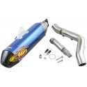 FMF Silencioso FMF FACTORY 4.1 Yamaha YFZ 450R/X Titanio Anodizado Azul Silenciosos 4T
