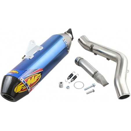 FMF Silencioso FMF FACTORY 4.1 Yamaha YFZ 450R/X Titanio Anodizado Azul Silenciosos 4T